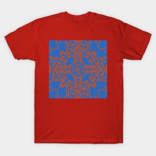 Cats and Dogs Tile Design T-Shirt